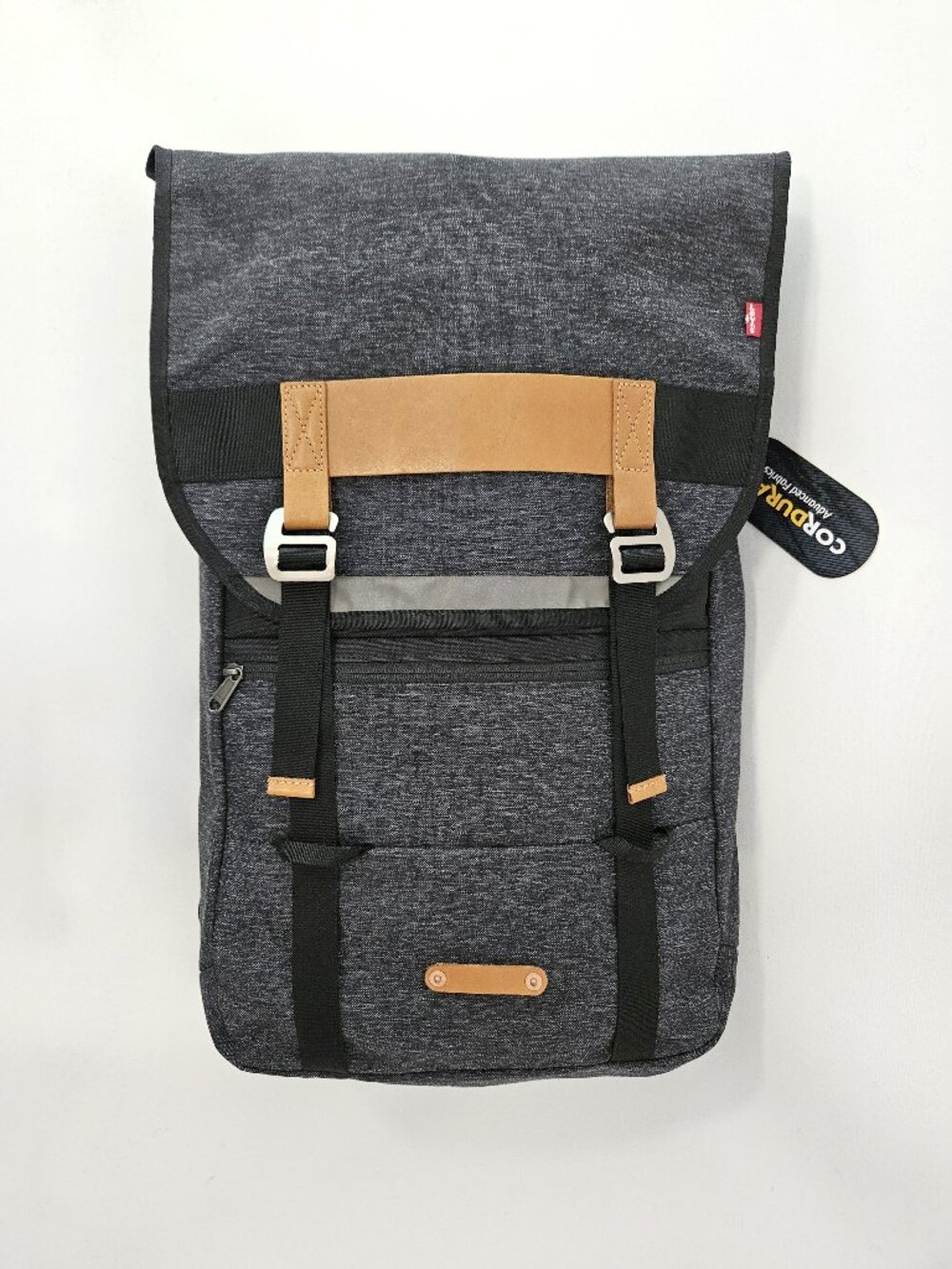 NWT Levi's Commuter Flap Over Waterproof Cycling Backpack Laptop Bag Cordura